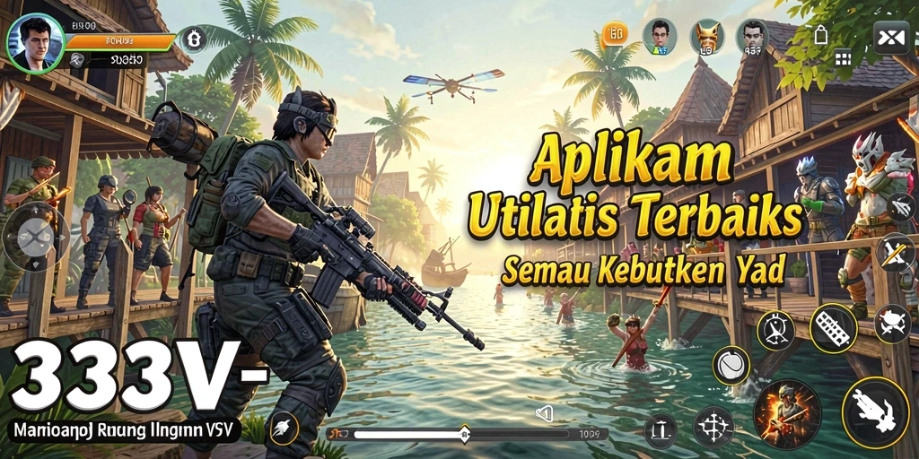 Screenshot dari 333V yang menunjukkan fitur pengelolaan tugas yang efisien.