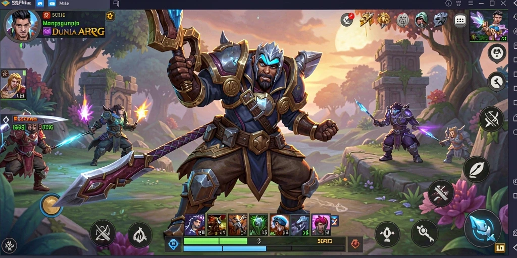 Gameplay dinamis dan grafis memukau di dalam 55FIVE.