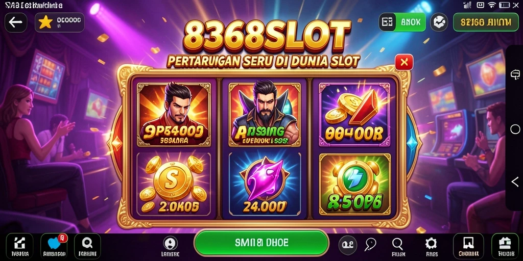 Tampilan gameplay seru dan menegangkan di 8368SLOT.