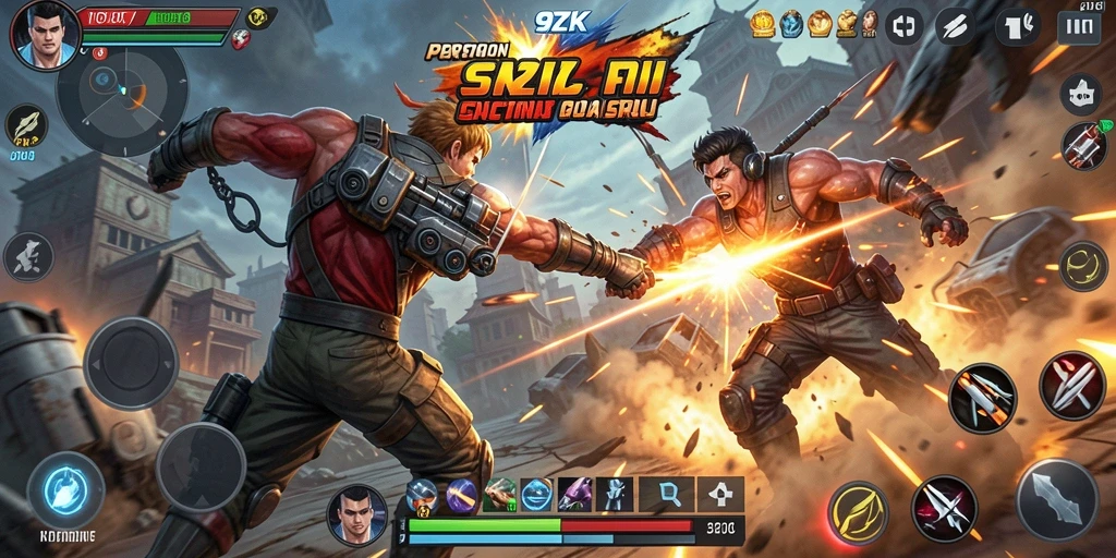 Gameplay intens dari 9ZK yang penuh aksi.