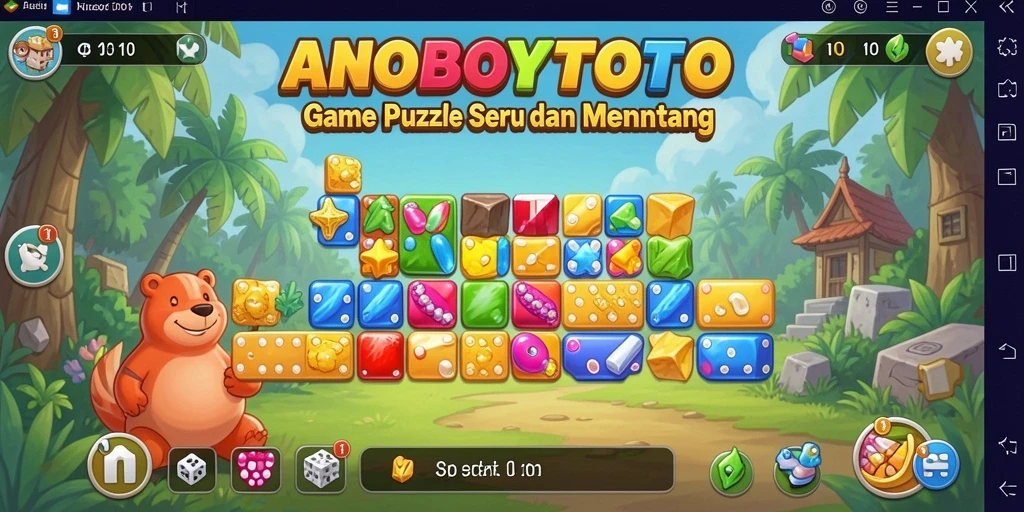 Tangkapan layar gameplay ANOBOYTOTO yang menarik dan penuh tantangan puzzle.