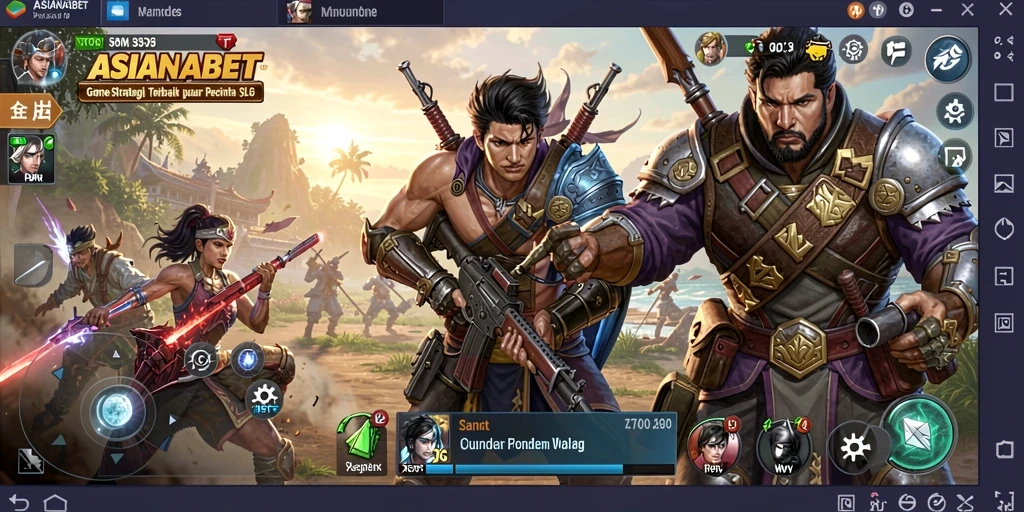 Tampilan gameplay menegangkan dalam ASIANABET yang penuh strategi.