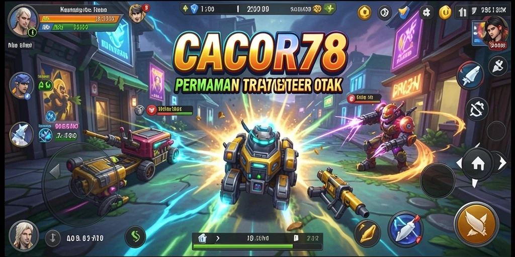 Tampilan gameplay menarik dari CACOR78 dengan strategi yang mendebarkan.