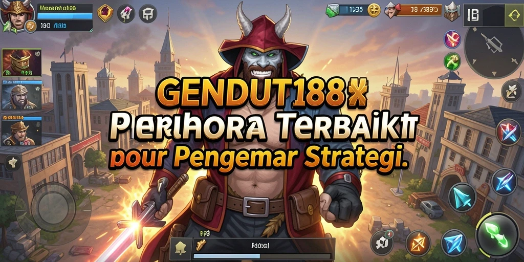 Tampilan utama gameplay GENDUT188 dengan menara pertahanan yang strategis.