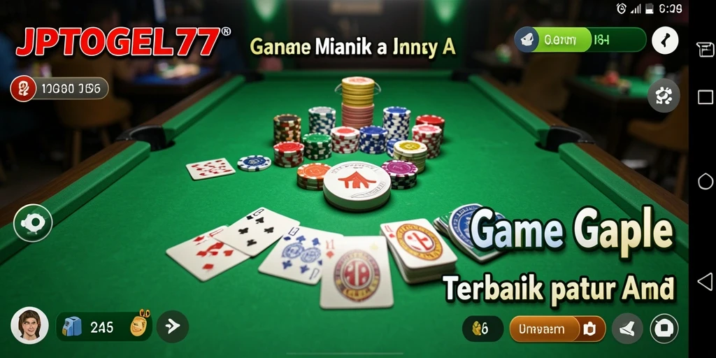 Tampilan utama gameplay JPTOGEL77 yang seru dan menarik.