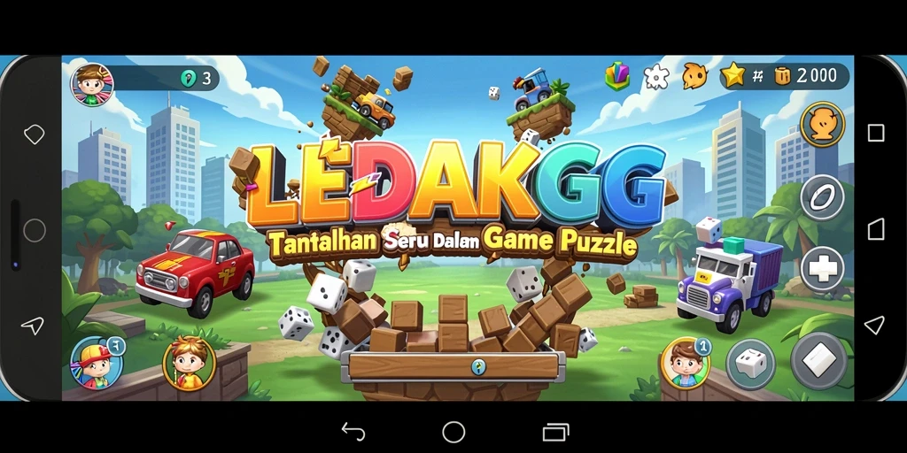 Tangkapan layar gameplay LEDAKGG yang seru dan penuh tantangan.