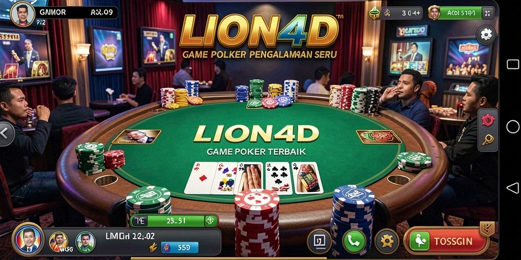 Tampilan menarik dari gameplay LION4D yang mendebarkan.