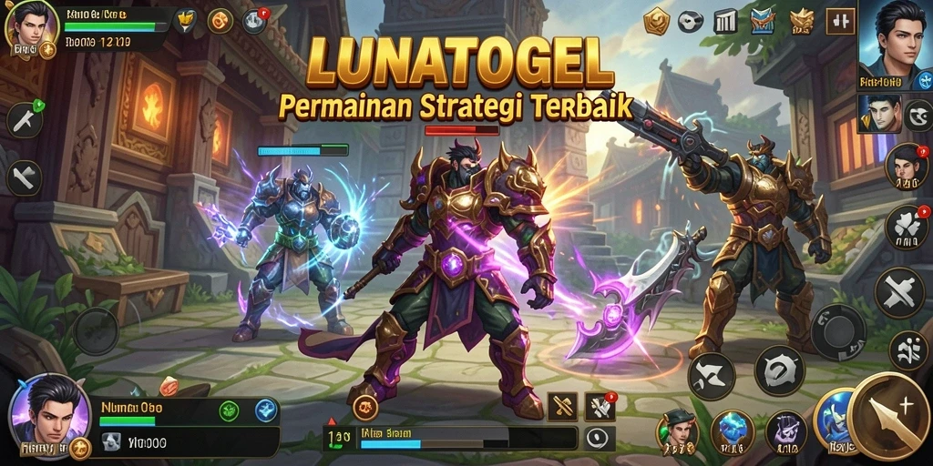 Tampilan gameplay menegangkan dari LUNATOGEL.