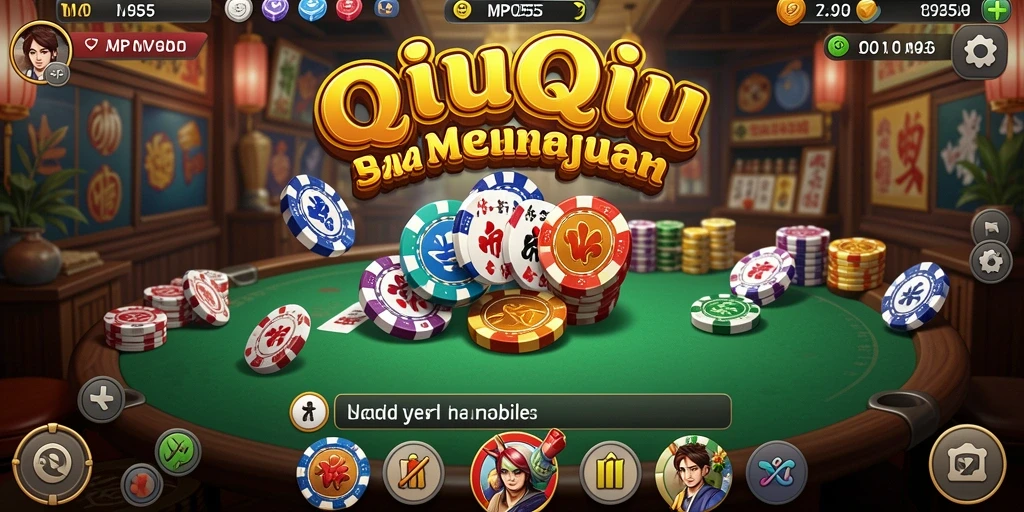 Tampilan gameplay seru QiuQiu di MPO555.