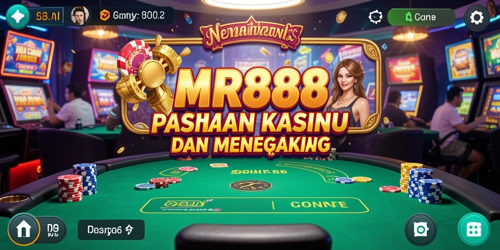 Tampilan gameplay MR888 yang menegangkan dan penuh warna.
