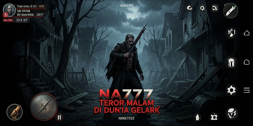 Tampilan gameplay mencekam di NA777 dengan atmosfer horor yang mendalam.