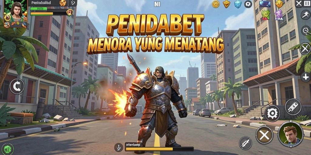 Tampilan gameplay menara pertahanan yang seru di PENIDABET.