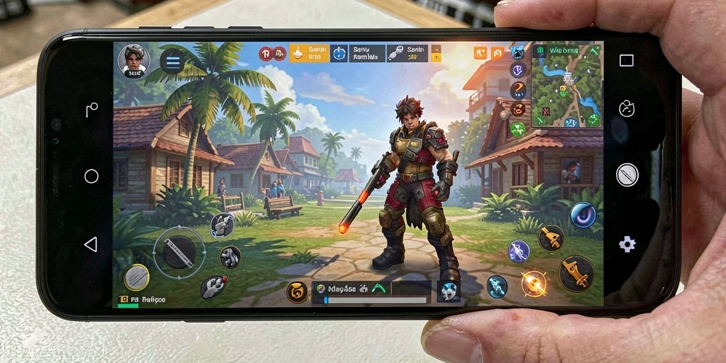 Tampilan gameplay RT99 yang ceria dan menghibur.