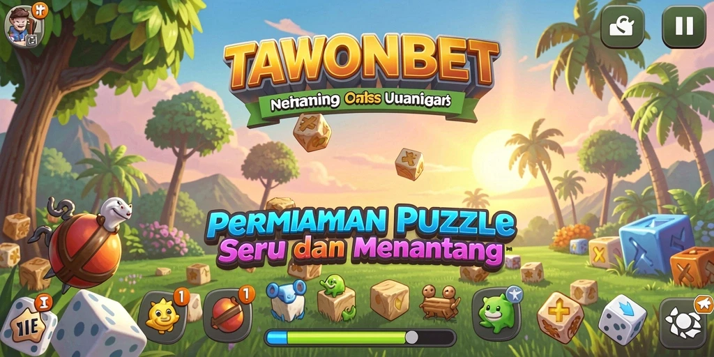 Screenshot gameplay TAWONBET yang menampilkan tantangan Puzzle menarik.