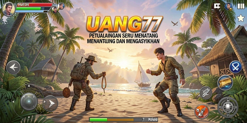 Tampilan gameplay <strong>UANG77</strong> yang menakjubkan dan penuh aksi.
